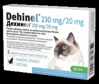 Dehinel pro kočky 230 mg/20 mg 2 tablety