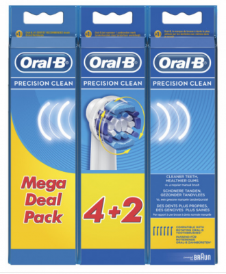 Oral-B Precision Clean EB 20-6 náhradní kartáčkové hlavice 6ks