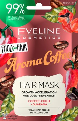 Eveline FOOD FOR HAIR – Vlasová maska Coffee 20ml