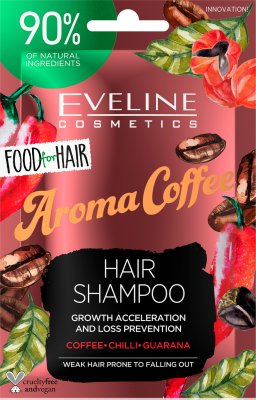 Eveline FOOD FOR HAIR – Šampon na vlasy Coffee 20ml