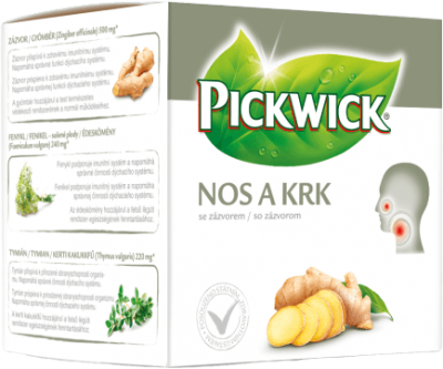 Pickwick čaj Nos a krk 10 x 2 g