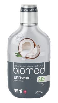 Biomed SUPERWHITE ústní voda 500 ml