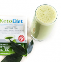 KetoDiet Proteinový nápoj Matcha Tea 7x27g