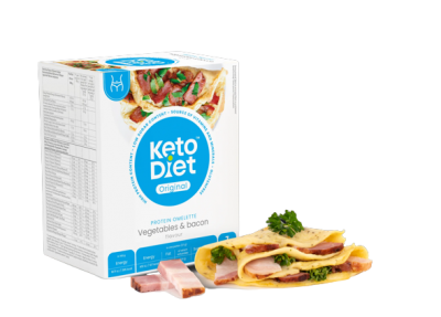 KetoDiet Proteinová omeleta se slaninovou příchutí 7porcí