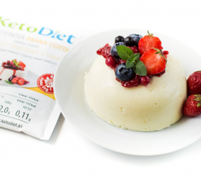 KetoDiet Proteinová panna cotta s příchutí smetany a vanilky 7porcí