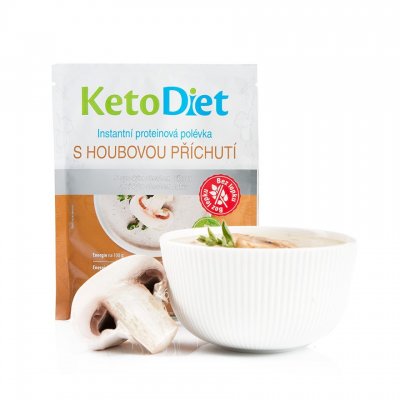 KetoDiet Proteinová polévka houbová 7porcí