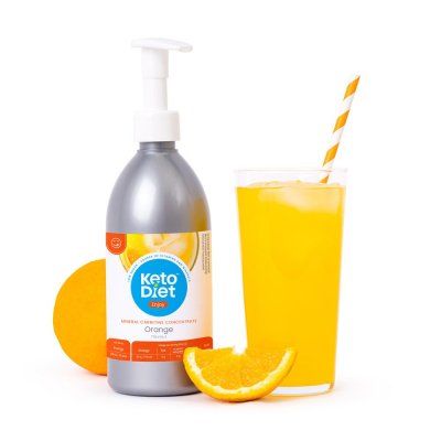 KetoLife Sirup bez cukru s příchutí orange 500ml