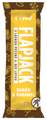 Flapjack Tyčinka Banán karamel 60g