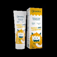 NORDICS Dětská přírodní Zubní pasta Pomeranč a klementinky 50ml