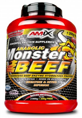 Amix Anabolic Monster BEEF 90% Protein, vanilla-lime, 2200 g - Amix Anabolic Monster Beef 2200 g