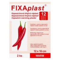 Fixaplast Warm Hřejivá relaxační náplast 2 ks 12x16 cm