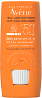 Avene Tyčinka na citlivá místa SPF 50+ 8g