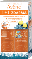 AVÈNE Spray SPF 30 200ml + Spray SPF 50+ pro děti 200ml