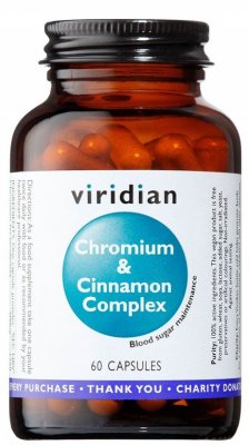 Viridian Chromium & Cinnamon Complex 60 kapslí