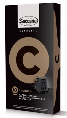 Saccaria caffé Nespresso kapsle Cremoso 10 ks