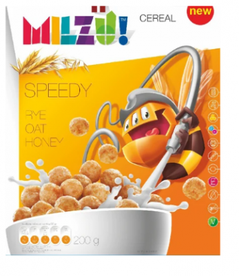 Milzu! Cereální kuličky s medem 200g