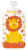 Petite&mars kapsička na jídlo Papoo Original 6ks Lion