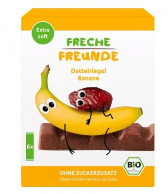 Freche Freunde BIO Tyčinka datle a banán 6x17g