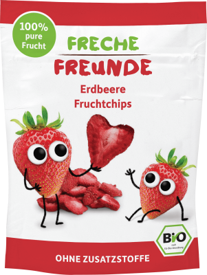 Freche Freunde BIO Ovocné chipsy jahoda 12g