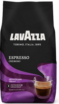 Lavazza Cremoso Espresso zrnková káva 1000 g