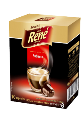 René Sublimo kapsle pro Nespresso 10ks