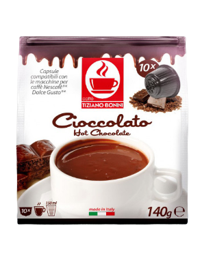 Tiziano Bonini Chocolate kapsle pro kávovary Dolce Gusto 16ks