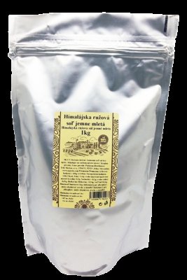 Pravá Himalájská sůl růžová jemně mletá 1kg Pravá Himalájská sůl růžová jemně mletá 1kg