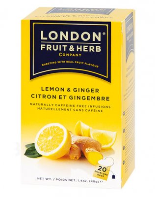 London Fruit&Herb Čaj LFH Citrón se zázvorem 20x2g 20 ks