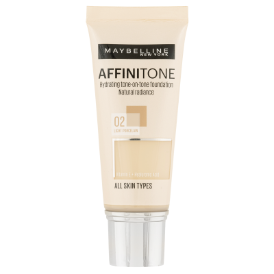 Maybelline Affinitone make-up odstín 02 Light Porcelain 30ml