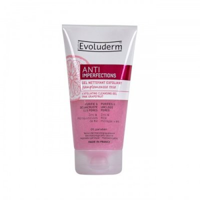 EVOLUDERM ANTI IMPERFECTION RANGE Peelingový čistící gel 150ml