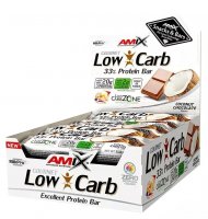 Amix Low-Carb 33% Protein Bar, Kokos-Čokoláda 15x60g