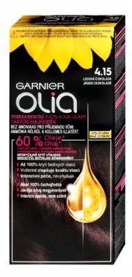 Garnier Olia barva na vlasy 4.15 Ledová Čokoláda 100g