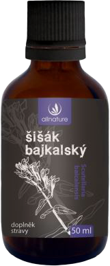 Allnature Šišák bajkalský bylinné kapky 50ml