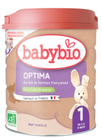 Babybio BABYBIO OPTIMA 1 počáteční kojenecké bio mléko s probiotiky a prebiotiky 800 g 800 g