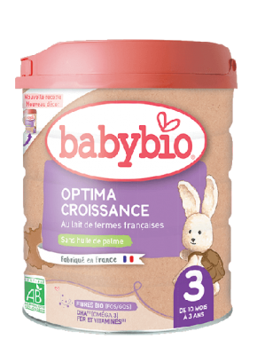 Babybio OPTIMA 3 batolecí kojenecké bio mléko s probitiky a prebiotiky 800 g