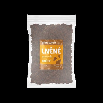 Allnature Lněné semínko hnědé 1000g Allnature Lněné semínko hnědé 1000g