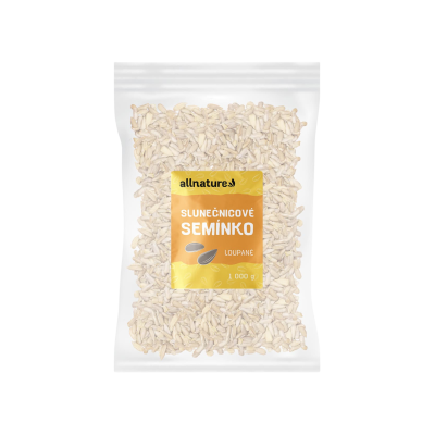 Allnature Slunečnicové semínko loupané 1000g Allnature Slunečnicové semínko loupané 1000g