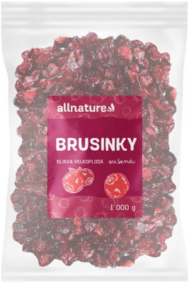 Allnature Klikva (brusinka) sušená 1000g