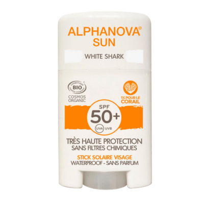 Alphanova BIO Opalovací krém v tyčince SPF 50 bílý 12g