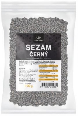 Allnature Sezam černý 100g