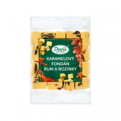Diana Company Karamelový fondán rum a rozinky 100g