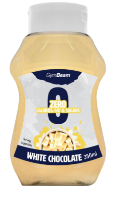 GymBeam White Chocolate white chocolate - 350 ml