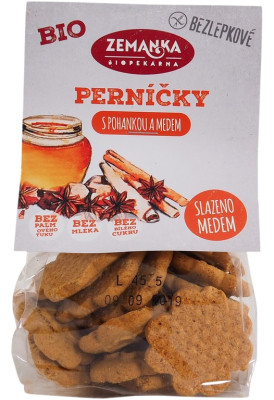 Biopekárna Zemanka Bio Bezlepkové perníčky 100 g Biopekárna Zemanka Bio Bezlepkové perníčky 100 g