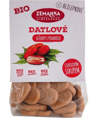 Zemanka BIO Bezlepkové sušenky pohankovo-datlové 100 g