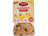 Zemanka BIO Jablečné kačenky se špaldovou moukou 100 g Zemanka BIO Jablečné kačenky se špaldovou moukou 100 g