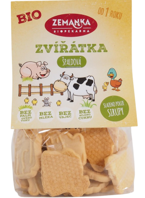 Zemanka Špaldová Bio zvířátka 100 g Zemanka Špaldová Bio zvířátka 100 g