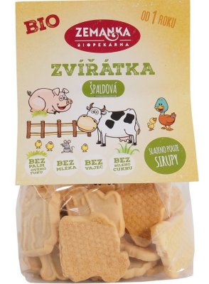 Zemanka Špaldová Bio zvířátka 100 g