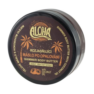 ALOHA Rozjasňující máslo po opalování shimmer body butter 200ml