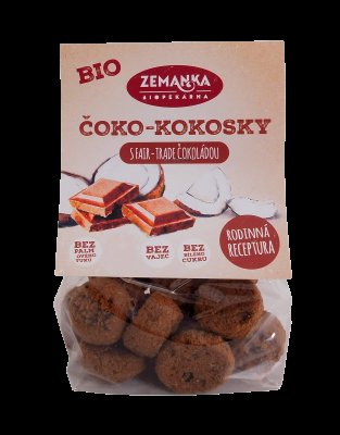 Bio čoko-kokosky s FAIR-TRADE čokoládou