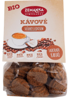 Kávové bio sušenky s kokosem